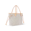 Louis Vuitton Neverfull MM Tote Bag Damier Azur Canvas Rose Ballerine 31cm N40603, Designer Handbags, Womens Purse, luxury bags