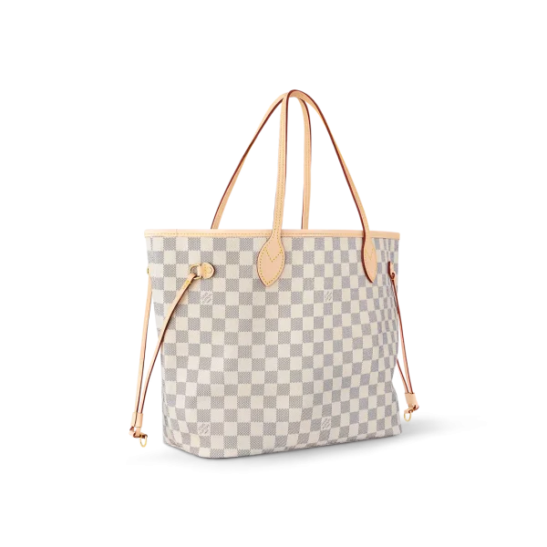 louis-vuitton-neverfull-mm-N40604_PM1_Side_20view-75efbbba455c.webp Louis Vuitton Neverfull MM Tote Bag Damier Azur Canvas Beige 31cm N40604, Designer Handbags, Womens Purse, luxury bags