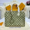 louis-vuitton-onthego-mm-m46128-m46060-1-e67b70d0c31a.webp Louis Vuitton Onthego MM Tote Monogram Empreinte ‘Kaki Beige’ 35cm, Designer Handbags, Womens Purse, luxury bags