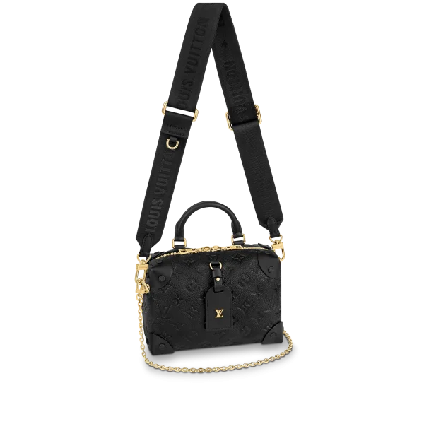 louis-vuitton-petite-malle-souple-monogram-empreinte-leather-handbags-M45393_PM2_Front-vie-b6b9d59c7753.webp Louis Vuitton Petite Malle Souple 20Cm Black, Designer Handbags, Womens Purse, luxury bags