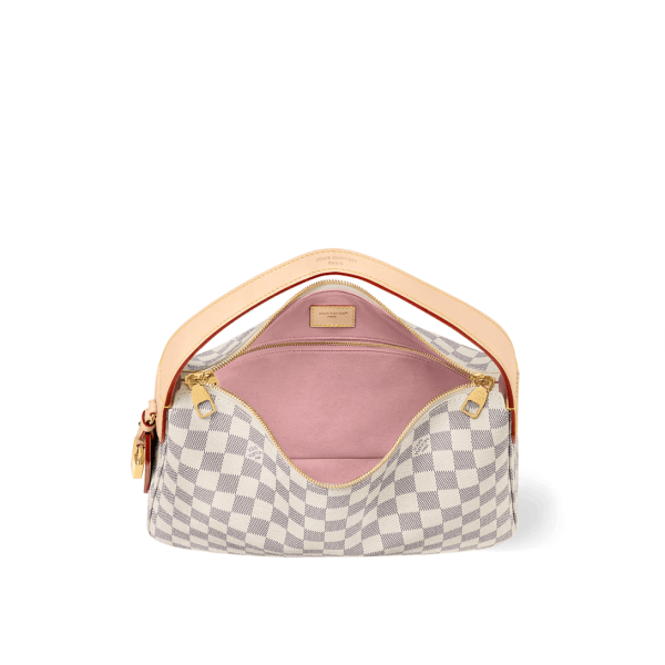 louis-vuitton-slouchy-pm-N00116_PM1_Interior_20view-c3f4966abc8f.webp Louis Vuitton Slouchy PM Small Damier Azur Shoulder Bag 33cm/13in N00116, Designer Handbags, Womens Purse, luxury bags