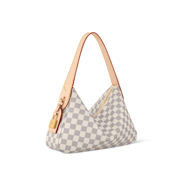 louis-vuitton-slouchy-pm-N00116_PM1_Side_20view-bad44462a24b.webp Louis Vuitton Slouchy PM Small Damier Azur Shoulder Bag 33cm/13in N00116, Designer Handbags, Womens Purse, luxury bags