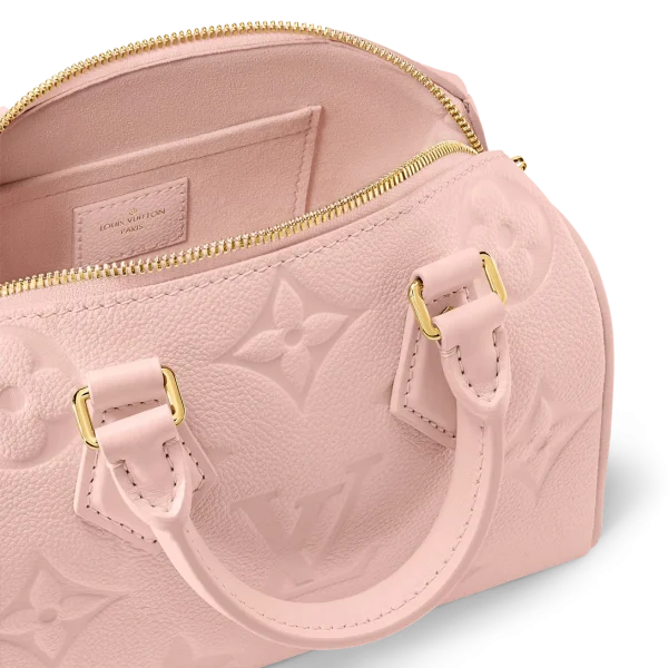 louis-vuitton-speedy-bandouliere-20-M47136_PM1_Interior2_20view-94b6b3520d10.webp Louis Vuitton Speedy Bandoulire 20 Monogram Empreinte Opal Pink 20.5cm M47136, Designer Handbags, Womens Purse, luxury bags