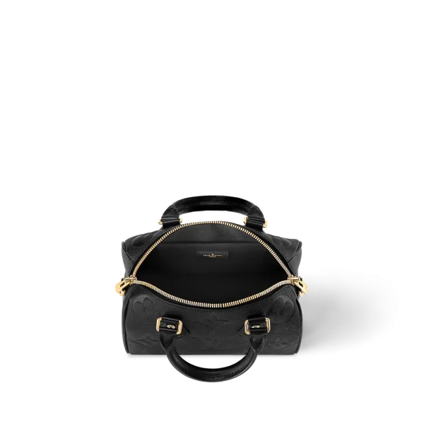 Louis VuittonSpeedy Bandouliere Bag Monogram Empreinte Giant 20 Black 20cm M58953, Designer Handbags, Womens Purse, luxury bags