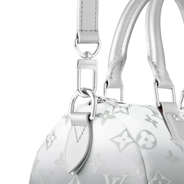 Louis Vuitton Speedy Bandouliere 25 Frost Gardiant Silver 25cm M11848, Designer Handbags, Womens Purse, luxury bags