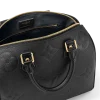 Louis Vuitton Speedy Bandoulire 25 Monogram Empreinte Tourterelle Black 25cm M59273, Designer Handbags, Womens Purse, luxury bags
