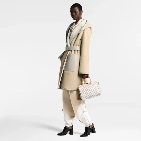 Louis Vuitton Speedy Bandoulire 25 Damier Azur Canvas 25cm N40608, Designer Handbags, Womens Purse, luxury bags