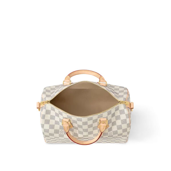 Louis Vuitton Speedy Bandoulire 30 Damier Azur 30cm N41370, Designer Handbags, Womens Purse, luxury bags