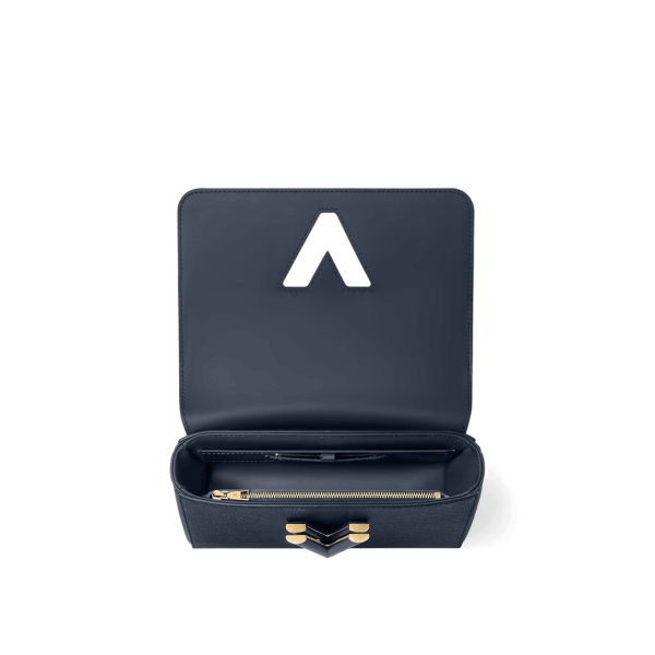 louis-vuitton-twist-mm-slim-M14342_PM1_Interior_20view-17fa8a692283.webp Louis Vuitton Twist MM Slim Medium Navy Taurillon Leather Shoulder Bag 23cm/9.1in M14342, Designer Handbags, Womens Purse, luxury bags
