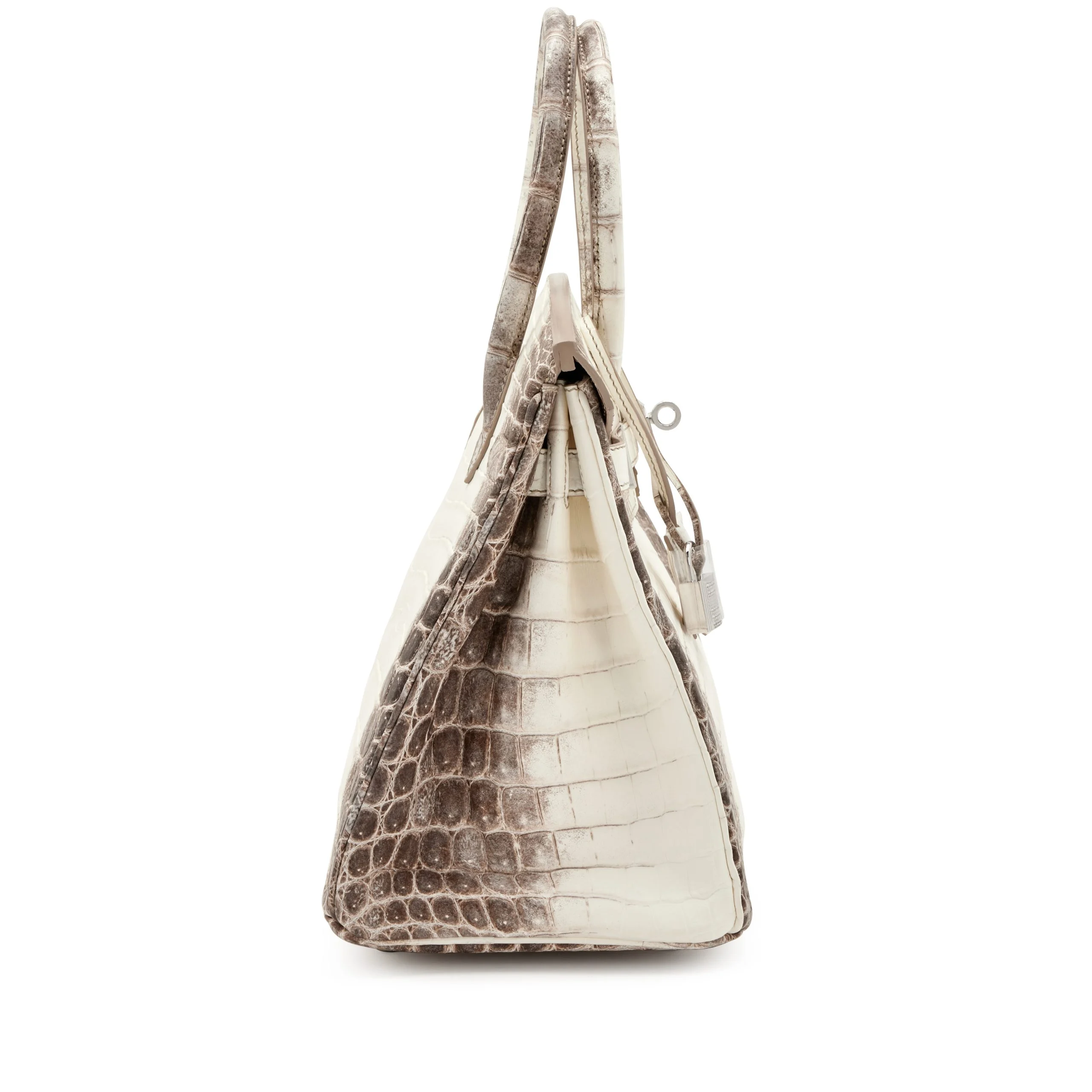 White Matte Crocodile Niloticus Himalaya Birkin 30 - view 3