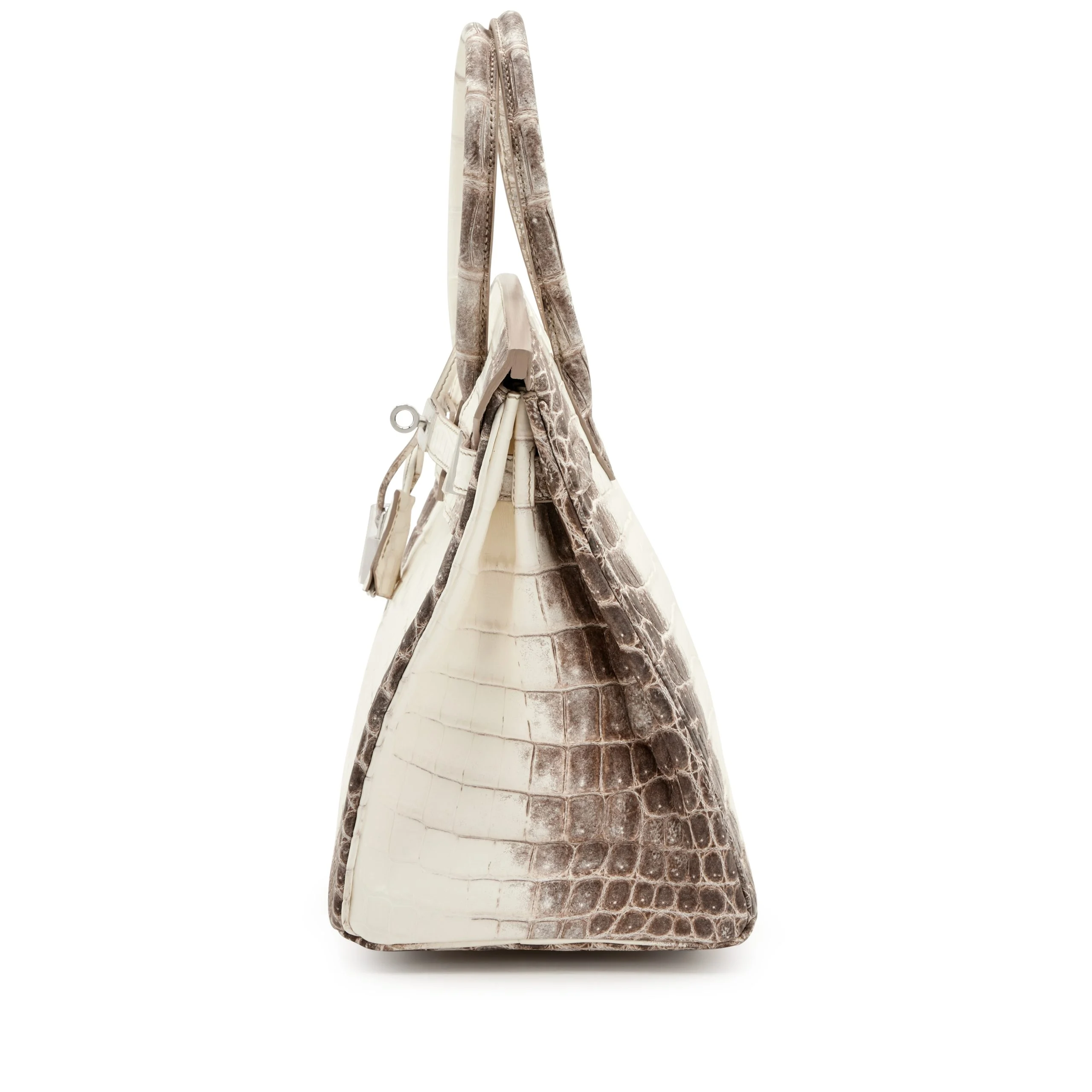 White Matte Crocodile Niloticus Himalaya Birkin 30 - view 4