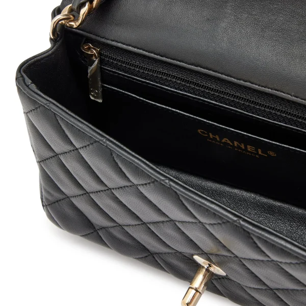mrkt-czk8h-t3-06-scaled-1.webp Black Quilted Lambskin Mini Rectangular Coco Charms Flap Bag