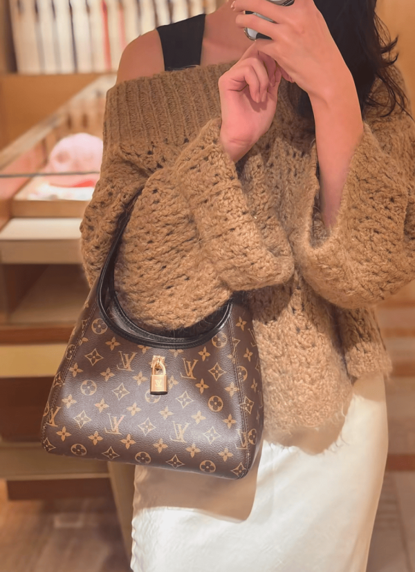 Louis Vuitton LV The Drop PM Monogram Canvas M12940 28cm/ 11in, Designer Handbags, Womens Purse, luxury bags