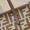 product_54626814_o_3-d4accc776bc8.webp Fendi Roll FF Beige Jacquard Mini Bag 16cm