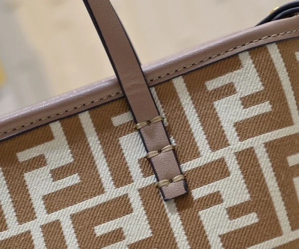 product_54626814_o_3-d4accc776bc8.webp Fendi Roll FF Beige Jacquard Mini Bag 16cm