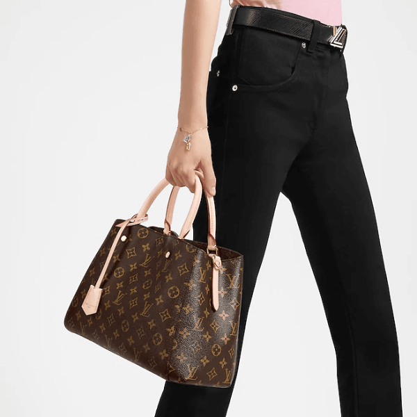 Louis Vuitton Montaigne MM Brown 35Cm M41056, Designer Handbags, Womens Purse, luxury bags