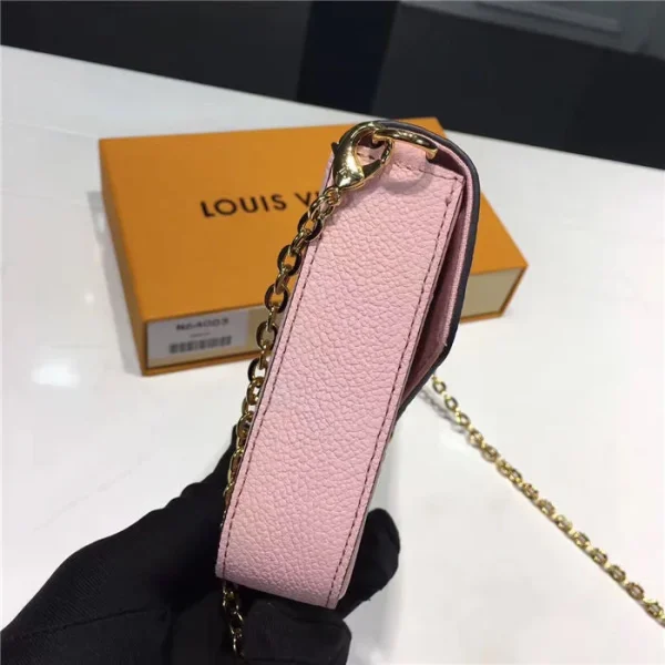 Louis Vuitton F Licie Pochette Rose Pink 21cm/8.3in, Designer Handbags, Womens Purse, luxury bags